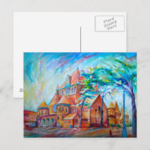 Renditie van ETS-gebouw ~ Detroit-Inspired-Series Briefkaart (Voorkant / Achterkant)