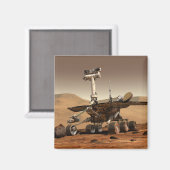 Renditie van Mars Rover door kunstenaar Magneet (Voorkant / Achterkant)