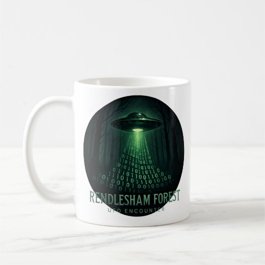 Rendlesham Forest UFO Koffiemok (Links)