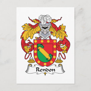 Rendon Family Crest Briefkaart