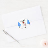 Rendősnuiten Ronde Sticker (Envelop)