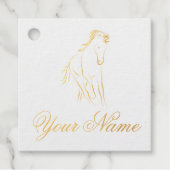 Rendpaard Bedankjes Labels (Voorkant)