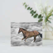 Rendpaard Briefkaart (Staand voorkant)