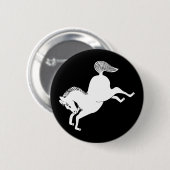 Rendpaard Ronde Button 5,7 Cm (Voorkant /achterkant)