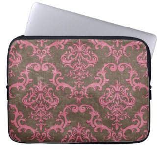 Rendy en mod bruine roze klephoes voor de laptop sleeve