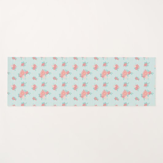 Rendy en mooi bloemontwerp yogamat (Voorkant (horizontaal))