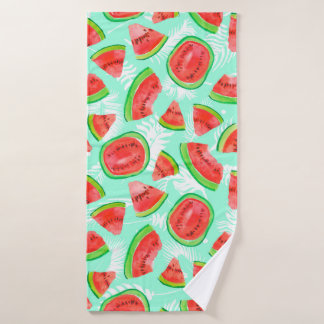 Rendy fruitpatroon. Artistieke watermeloen Badhanddoek