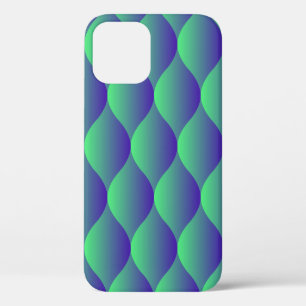 Rendy geometrisch patroon met abstracte vormen in Case-Mate iPhone case
