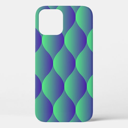 Rendy geometrisch patroon met abstracte vormen in Case-Mate iPhone case (Achterkant)