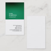 Rendy groen, verticaal, uniek visitekaartje (Voorkant / Achterkant)