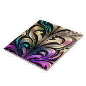 Rendy multicolore patroonkeramische tegel tegeltje (Zijkant)