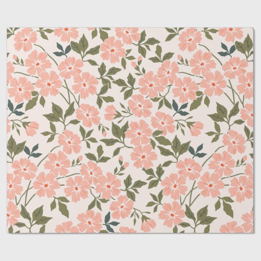 Rendy naadloos  bloempatroon. eindeloze cadeaupapier (Vlak)