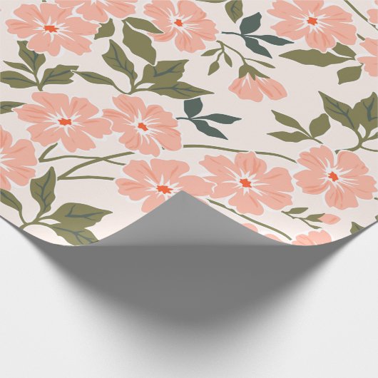 Rendy naadloos  bloempatroon. eindeloze cadeaupapier (Hoek)