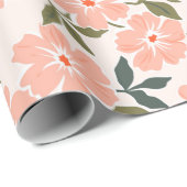 Rendy naadloos  bloempatroon. eindeloze cadeaupapier (Rol Hoek)