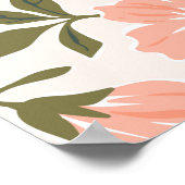 Rendy naadloos  bloempatroon. eindeloze poster (Hoek)