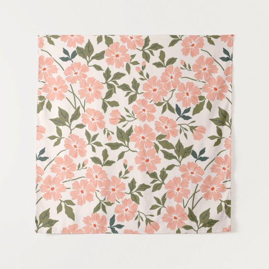 Rendy naadloos  bloempatroon. eindeloze wandkleed (Voorkant)