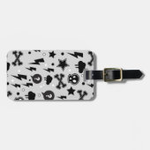 Rendy patroon bagagelabel (Voorkant horizontaal)