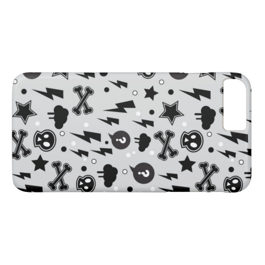 Rendy patroon Case-Mate iPhone case (Achterkant (Horizontaal))