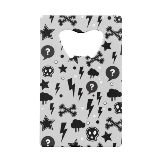 Rendy patroon creditkaart flessenopener (Voorkant)