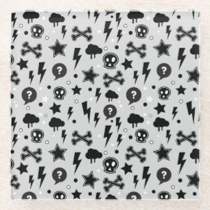 Rendy patroon glazen onderzetter