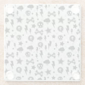 Rendy patroon glazen onderzetter (Achterkant)