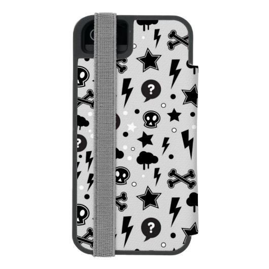 Rendy patroon incipio iPhone portemonnee hoesje (Agenda Achterkant)