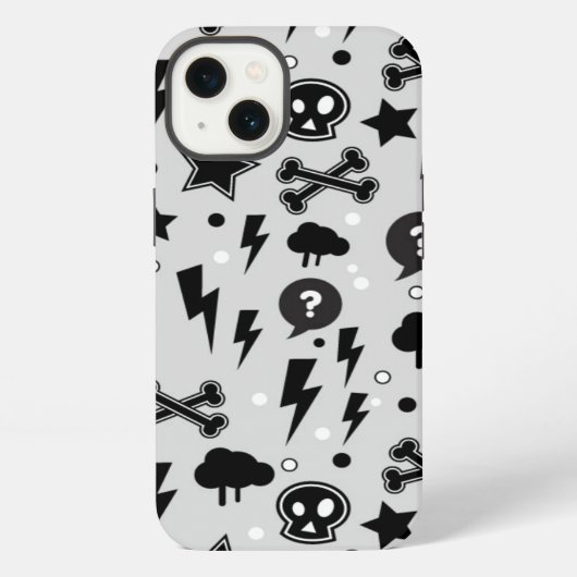 Rendy patroon iPhone hoesje (Achterkant)
