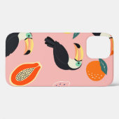 Rendy patroon met abstract tropisch oerwoud Case-Mate iPhone case (Achterkant (horizontaal))