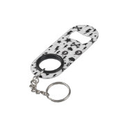 Rendy patroon mini flessenopener (Achterkant Gekanteld)