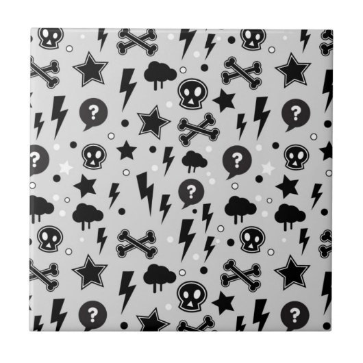 Rendy patroon tegeltje (Voorkant)