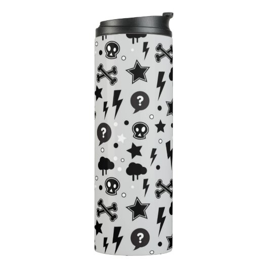 Rendy patroon thermosbeker (Gedraaid links)