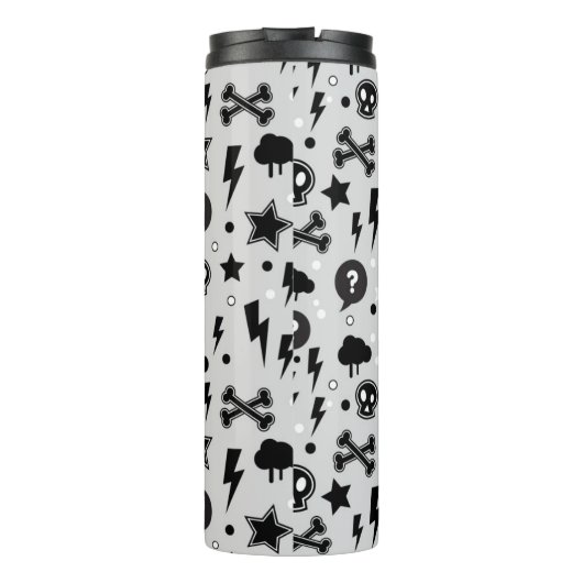 Rendy patroon thermosbeker (Achterkant)