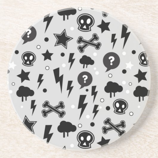 Rendy patroon zandsteen onderzetter (Voorkant)