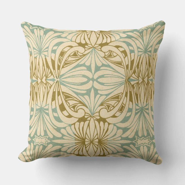 Rene Beauclair's Art Nouveau Pattern Kussen (Voorkant)