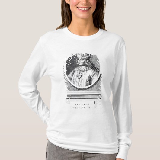 Rene d'Anjou, koning van Napels T-shirt (Voorkant)