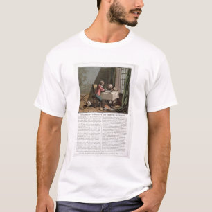 Rene Descartes (1596-1650) die zijn wereldsysteem T-shirt