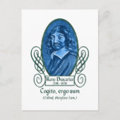 René Descartes Briefkaart (Voorkant)