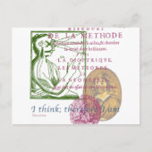 Rene Descartes Briefkaart (Voorkant)