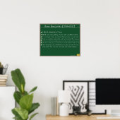 Rene Descartes Mathematics Posters Citaten (Thuiskantoor)