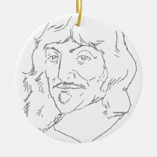 Rene Descartes Ornament (Voorkant)