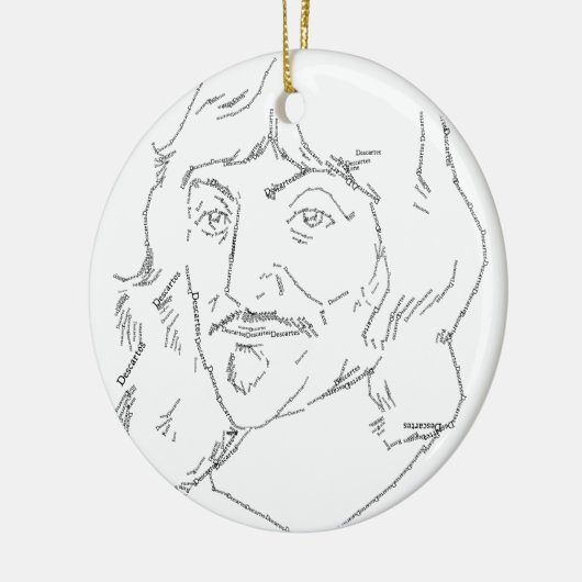 Rene Descartes Ornament (Links)