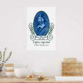 René Descartes Poster (Keuken)