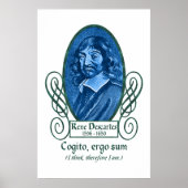 René Descartes Poster (Voorkant)