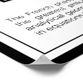 René Descartes Poster (Hoek)