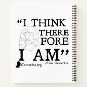 Rene Descartes Spiral-laptop Notitieboek (Achterkant)