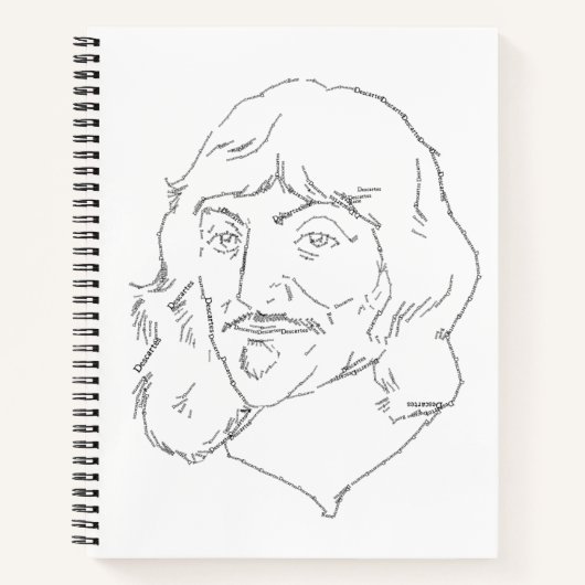 Rene Descartes Spiral-laptop Notitieboek (Voorkant)