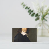 Rene Descartes Visitekaartje (Staand voorkant)