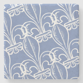 René Levesques Citation Peuple Québec Fleur de Lys Stenen Onderzetter