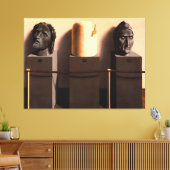Rene Magritte art Canvas Afdruk (Insitu (Woonkamer))