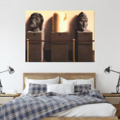 Rene Magritte art Canvas Afdruk (Insitu (Slaapkamer))